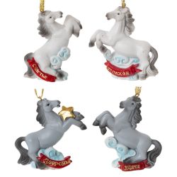 GAEM Фигурка декоративная подвесная "Лошадка", L6,5 W3 H7,5 см, 4в.