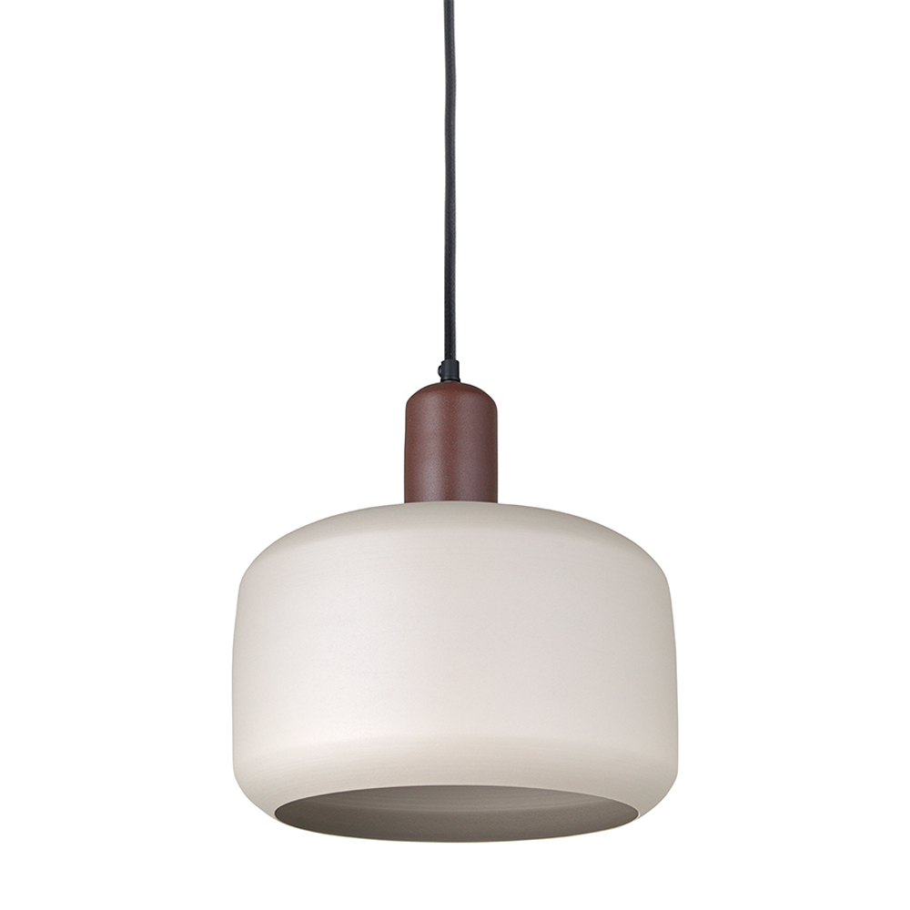 Светильник подвесной juko, D30х32 см, вишневый