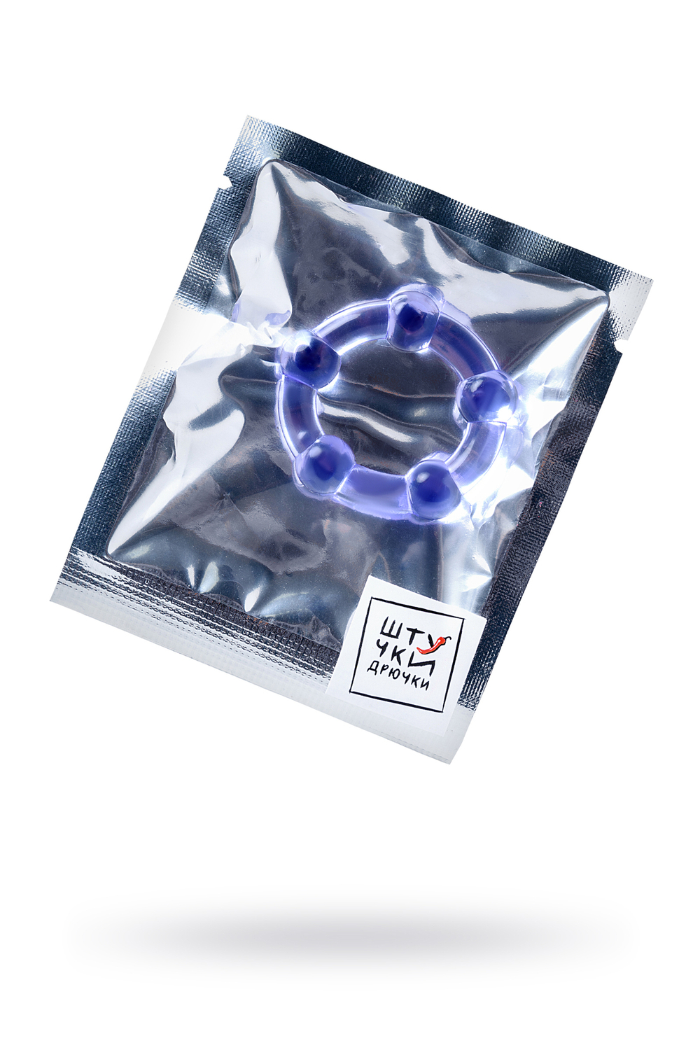 Эрекционное кольцо на пенис Штучки-дрючки фиолетовое 2,5 см