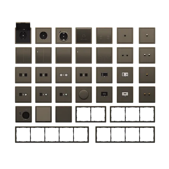 Donel R98 METAL никель накладка для регулятора тёплого пола DTEF231, серия DA