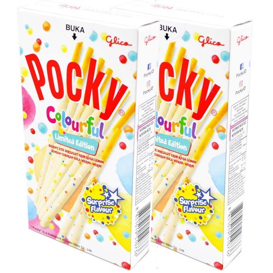 Покки бисквитная палочка Колорфул 36гр