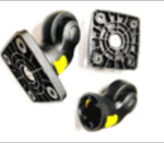 Колёса PLG-HK 131 (высота 85), чёрный.