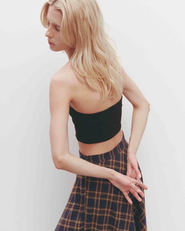 Юбка A-line Dark-Blue - фото 6