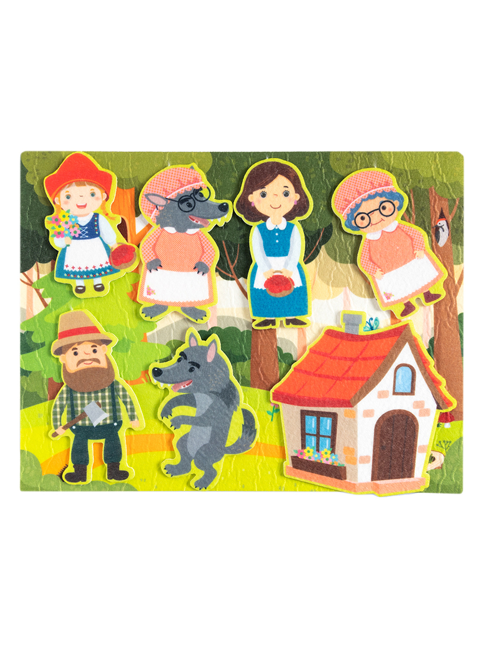 Набор из фетра на липучках Красная шапочка