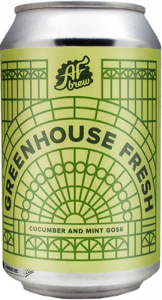 Пиво Аф Брю Гринхаус Фреш / AF Brew Greenhouse Fresh 0.33 - банка