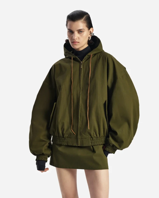 Бомбер из хлопка