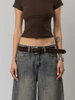 Ремень Ovum Кожанный Raw brown