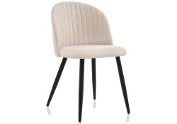 Стул на металлокаркасе Gabi 1 beige / black