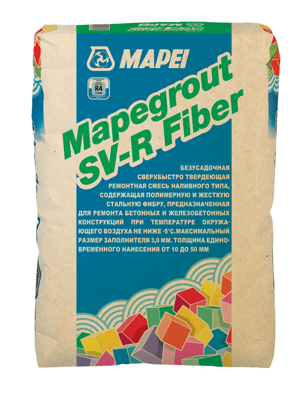 Mapegrout SV R Fiber Ремонтный состав