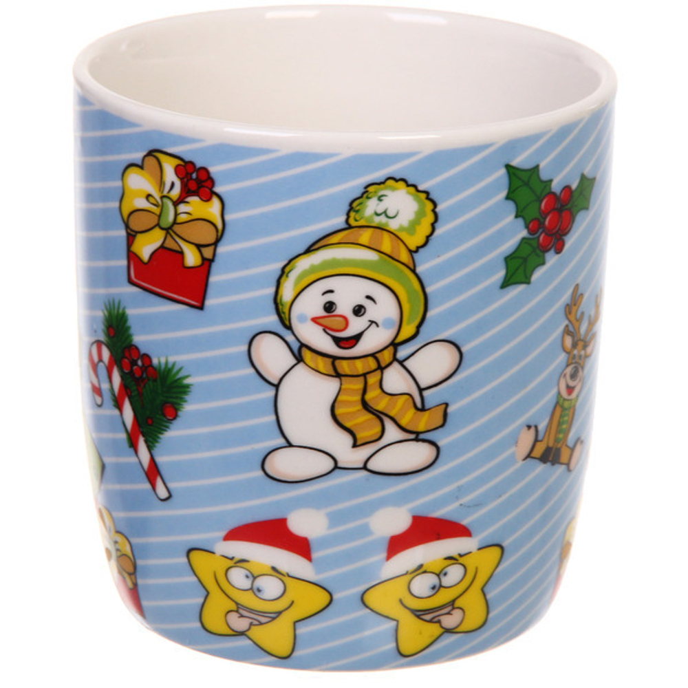 Кружка керамическая 330мл «Дед Мороз» микс