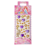 Наклейки-стразы Alingar, акриловые, "Перламутровые сердечки", пакет с европодвесом