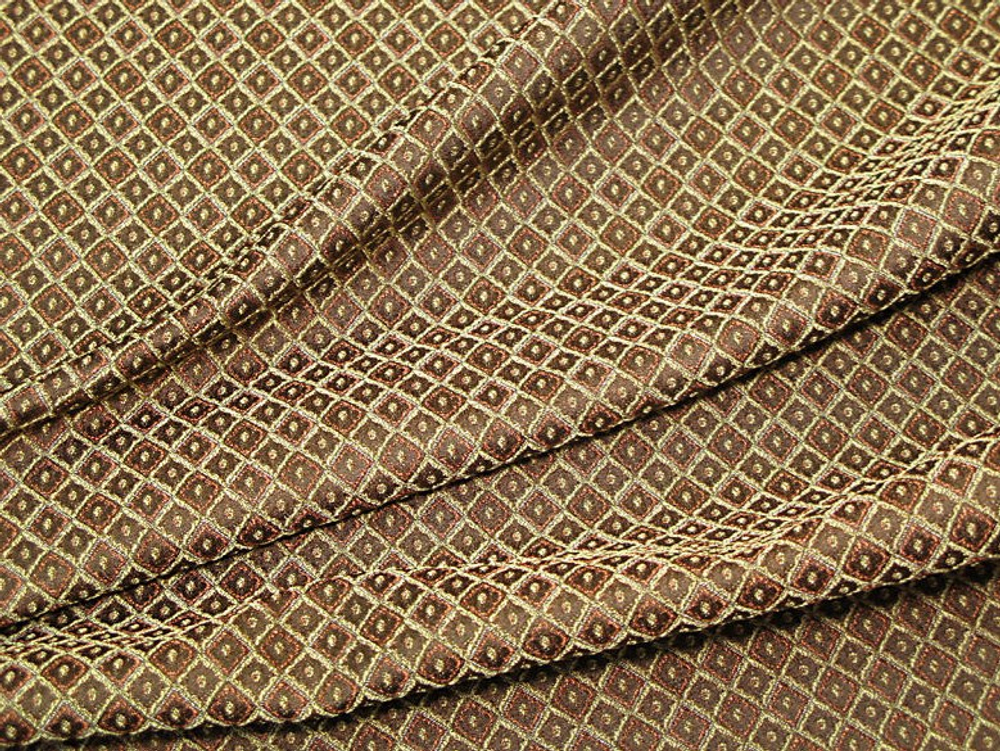 Жаккард Парадиз ромб махагон