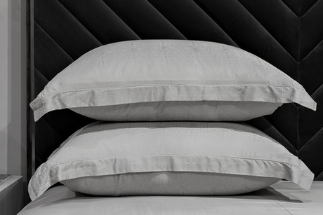 Постельное белье 1.5 спальное Garda Decor Муар оливковое бамбук