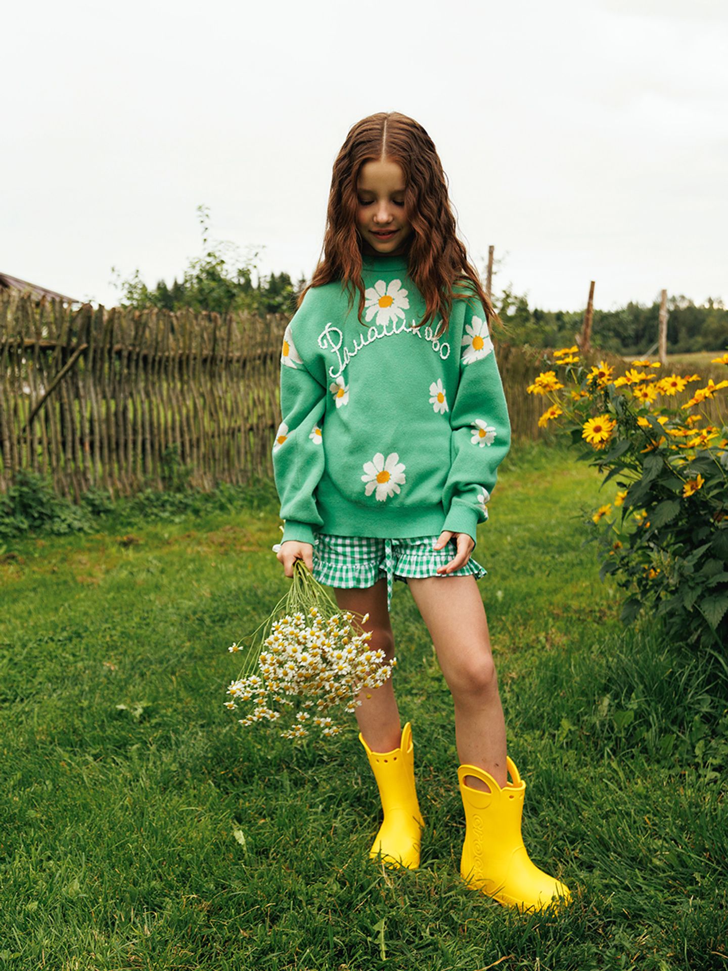 Джемпер "Ромашково"