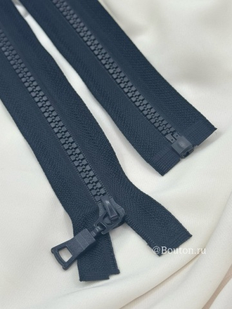 Молния тракторная темно-синяя