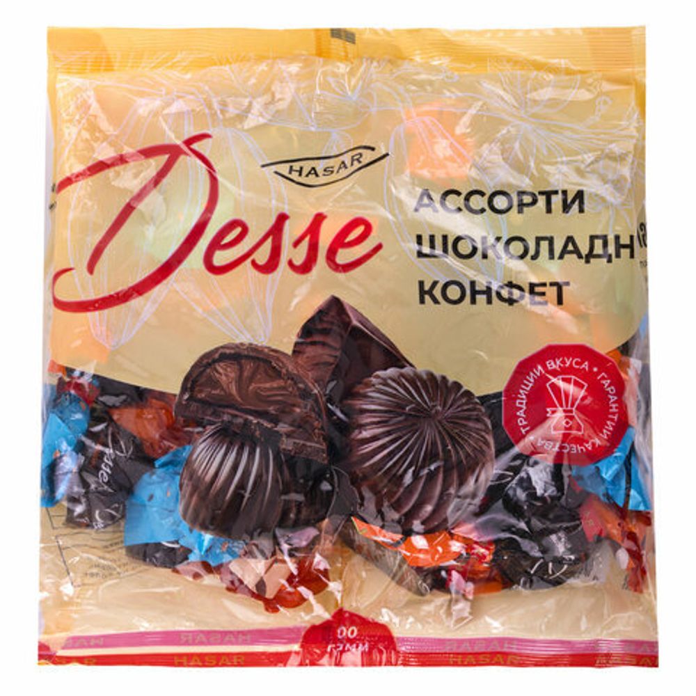 Конфеты шоколадные HASAR "Desse", ассорти вкусов, 500 г, УТ-00002204