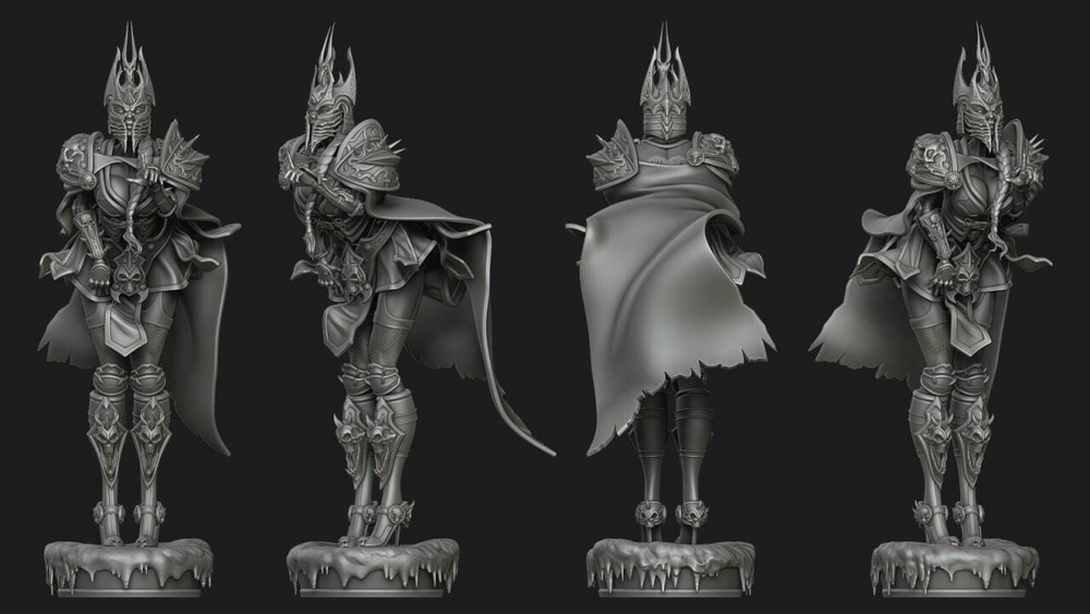 Lich King Лич Кинг Артас Arthas world of warcraft wow Варкрафт Коллекционная Фигурка Аниме