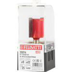 Фреза пазовая прямая FELISATTI 22х25мм хвостовик 8мм   30014