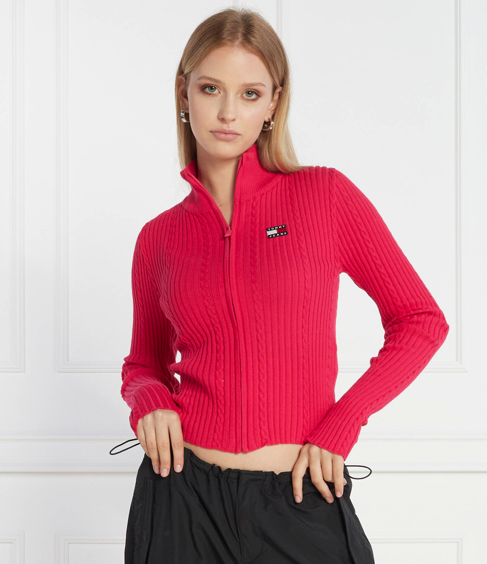 Кардиган Tommy Jeans - розовый(DW0DW16532)