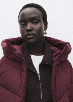 Утеплённый анорак с капюшоном