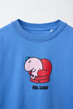 ZARA ФУТБОЛКА MR. MEN ™ LITTLE MISS ™, ЧЕРНИЛЬНО-СИНИЙ