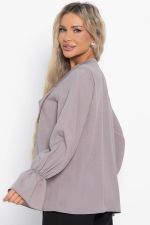 Блуза шифоновая Вэнси (бежевая) Б15024-8М LT Collection