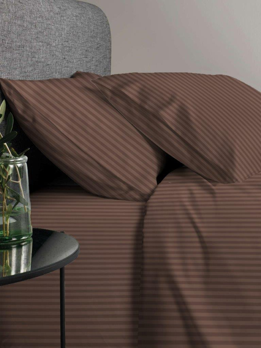 Ткань постельно-плательная Prival Перкаль-6793, 140г/м2, цвет коричневый, 2.2х4м