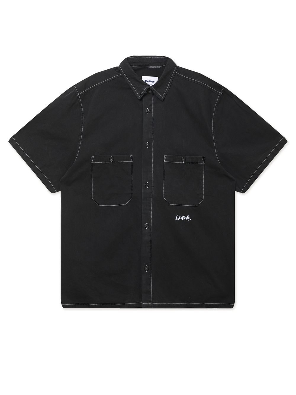 Мужская Рубашка Contrast Stitch