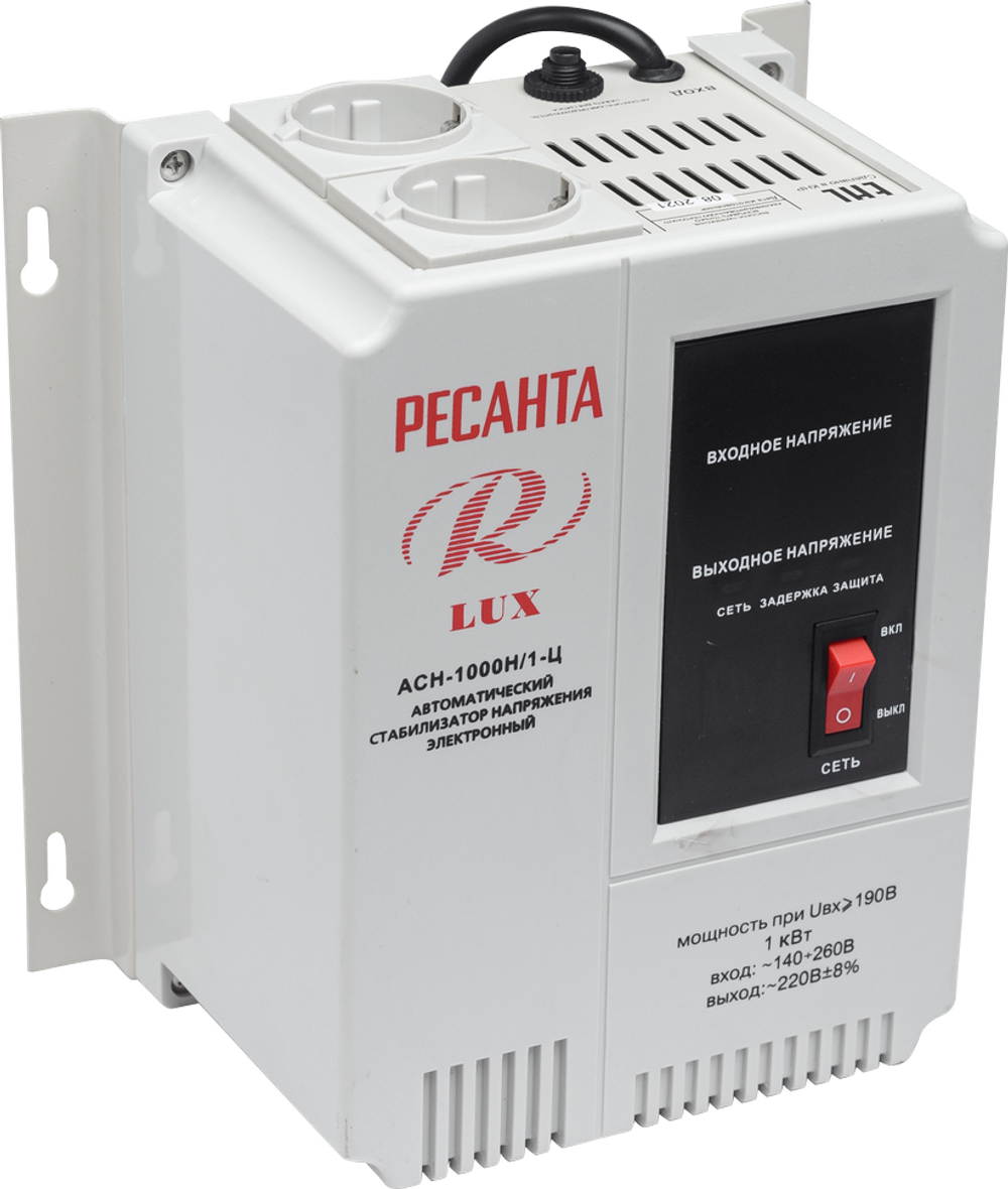Стабилизатор напряжения серии LUX РЕСАНТА АСН-1000Н/1-Ц