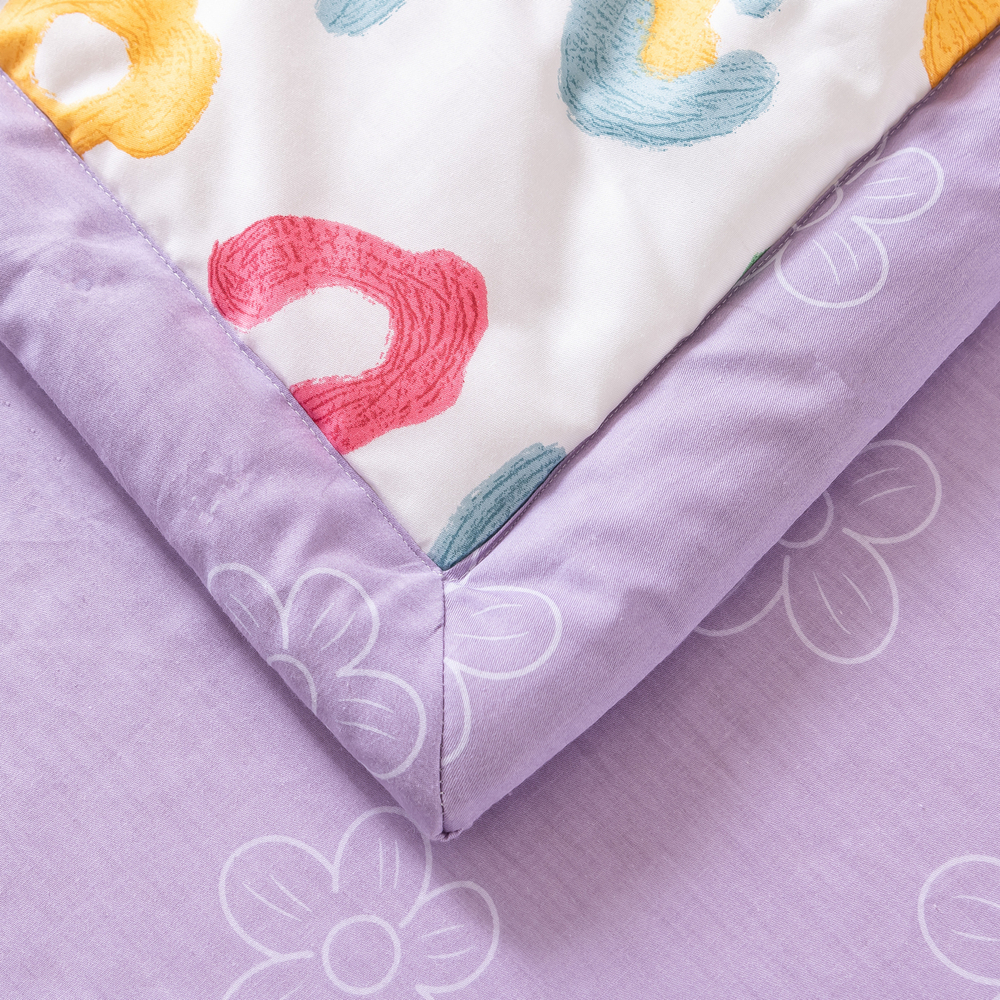 Комплект постельного белья Сатин с Одеялом 100% хлопок на резинке OBR094