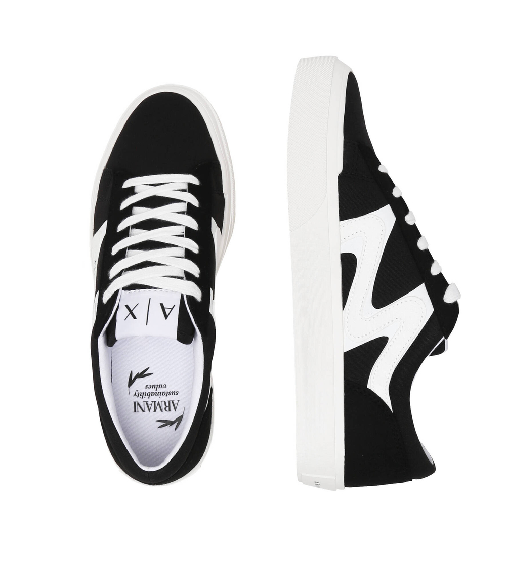 Кроссовки ENGLISH Armani Exchange - черный(XUX198 XV798)