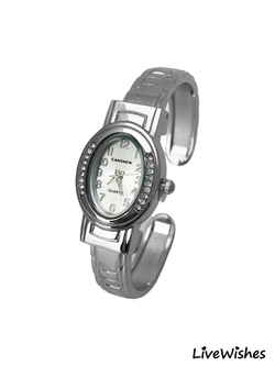 Часы-браслет кварцевые CANSNOW, серебристый W8240-03