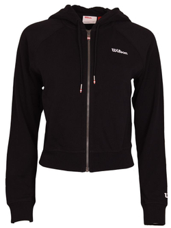 Женская теннисная куртка Wilson Team Zip - black