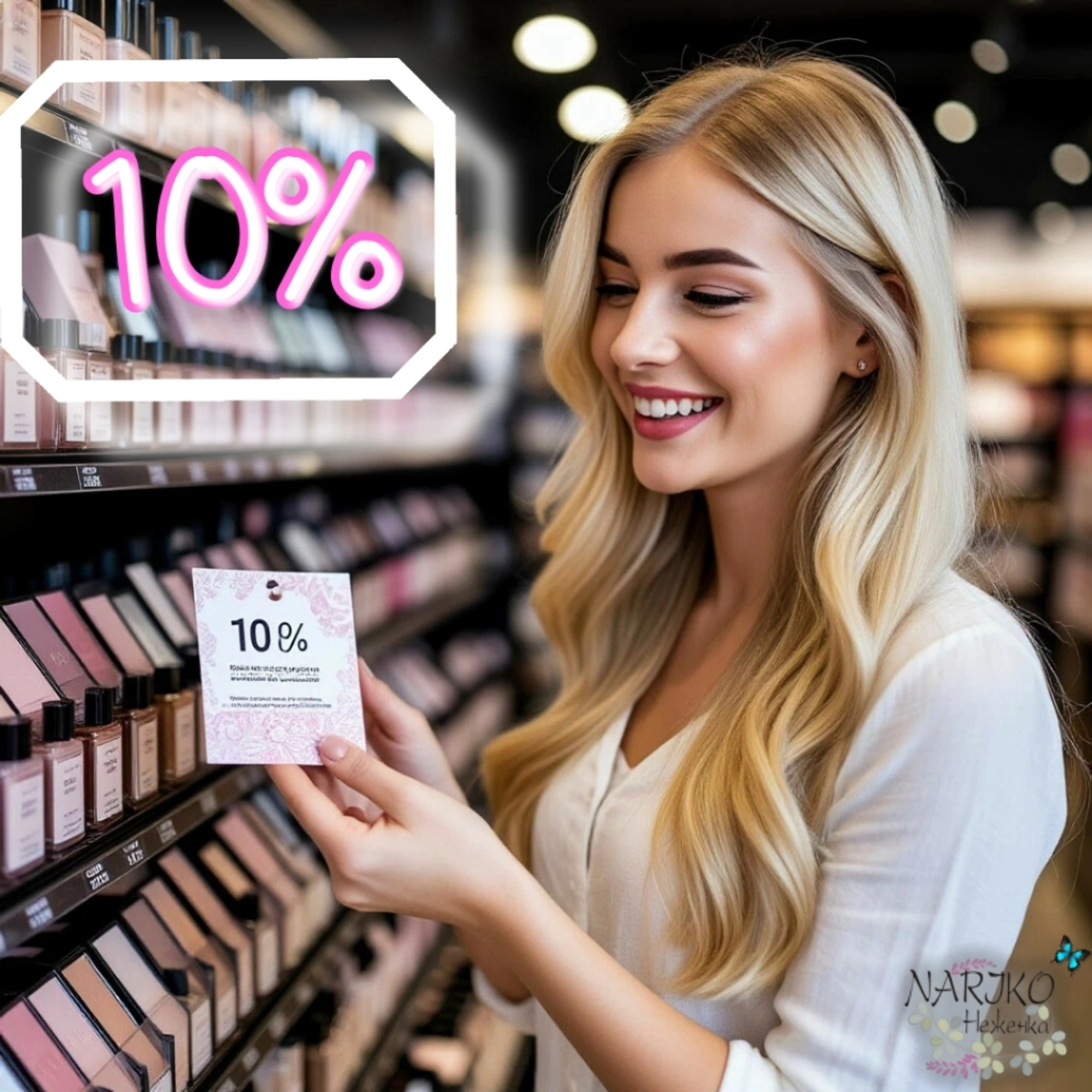 Скидка на всю косметику 10%!