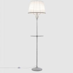 Citilux Вена CL402920T Торшер патина со столиком и белым абажуром