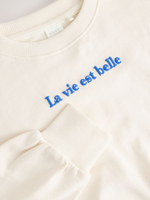 Толстовка и брюки в комплекте для девочки Next E61-409, Кремовый, Синий