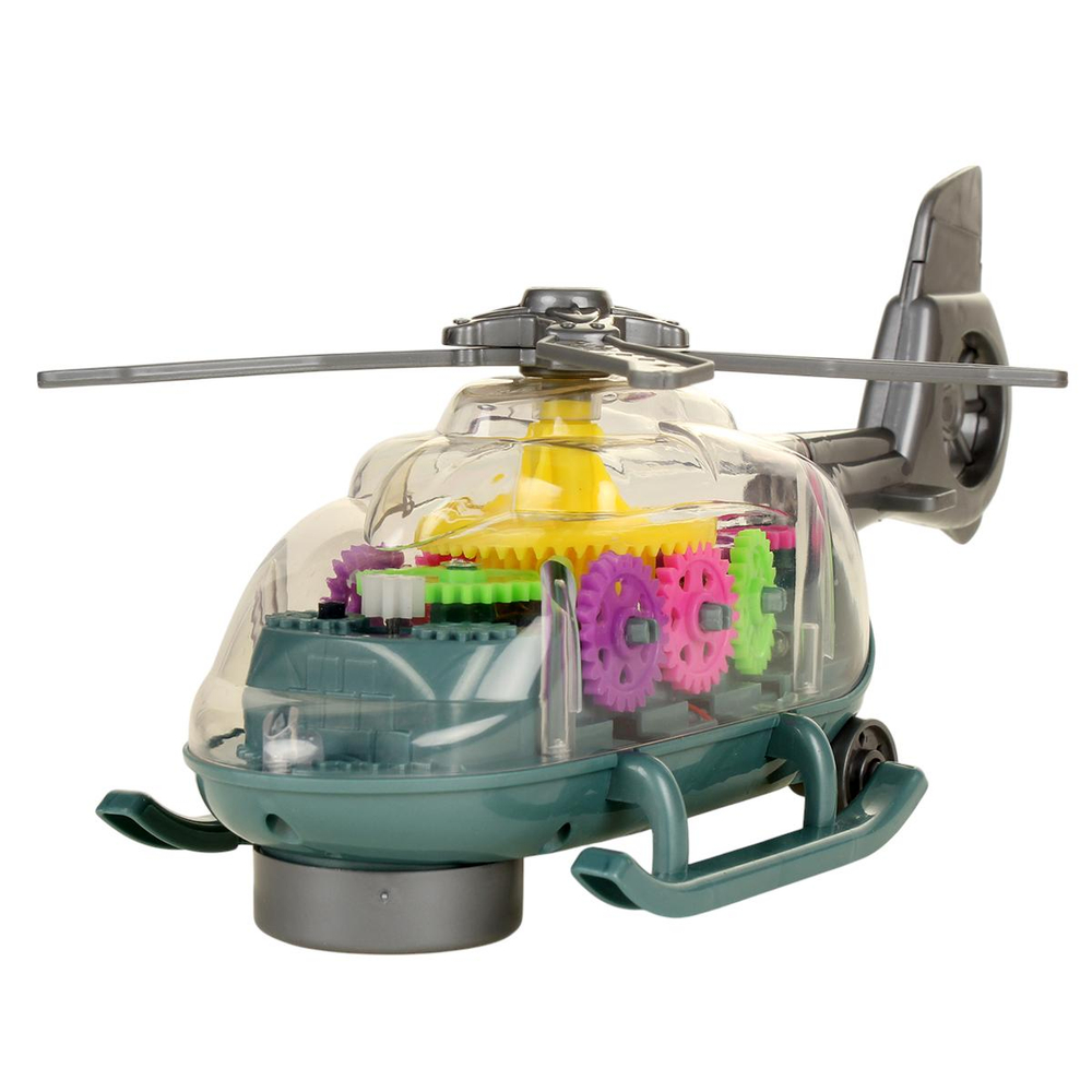 Вертолет на бат. 26см, коробка 8818