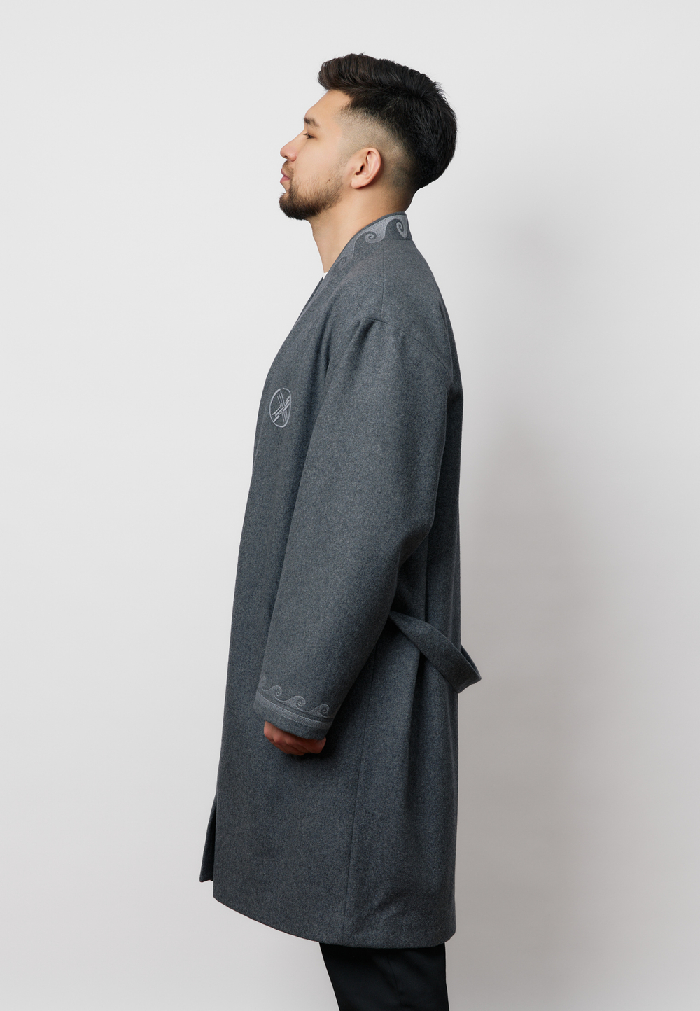 Шапан шерстяной OYU TOLQYN GREY