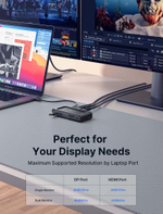 JSAUX Steam Deck OLED док-станция для ноутбука USB-C, док-станция 11-в-1 с HDMI и DP 8K при 30 Гц, PD 100 Вт, Gigabit Ethernet, аудиоразъем 3,5 мм, совместимый с Steam Deck LCD / OLED