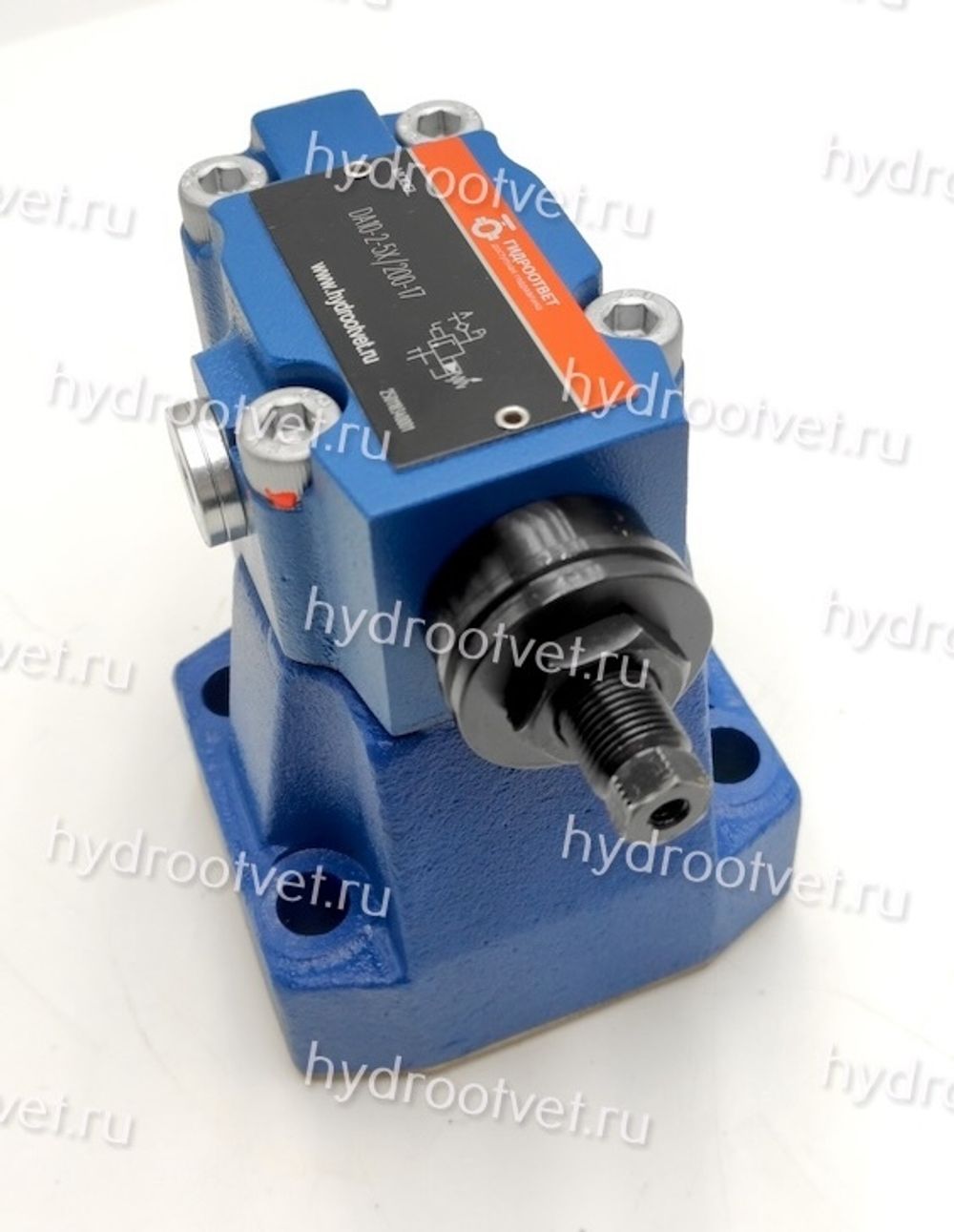 DA10-2-5X/200-17 - Разгрузочный предохранительный клапан Ду10 с давлением настройки до 200 бар, с разностью срабатывания в 17%, внешний дренаж - нет