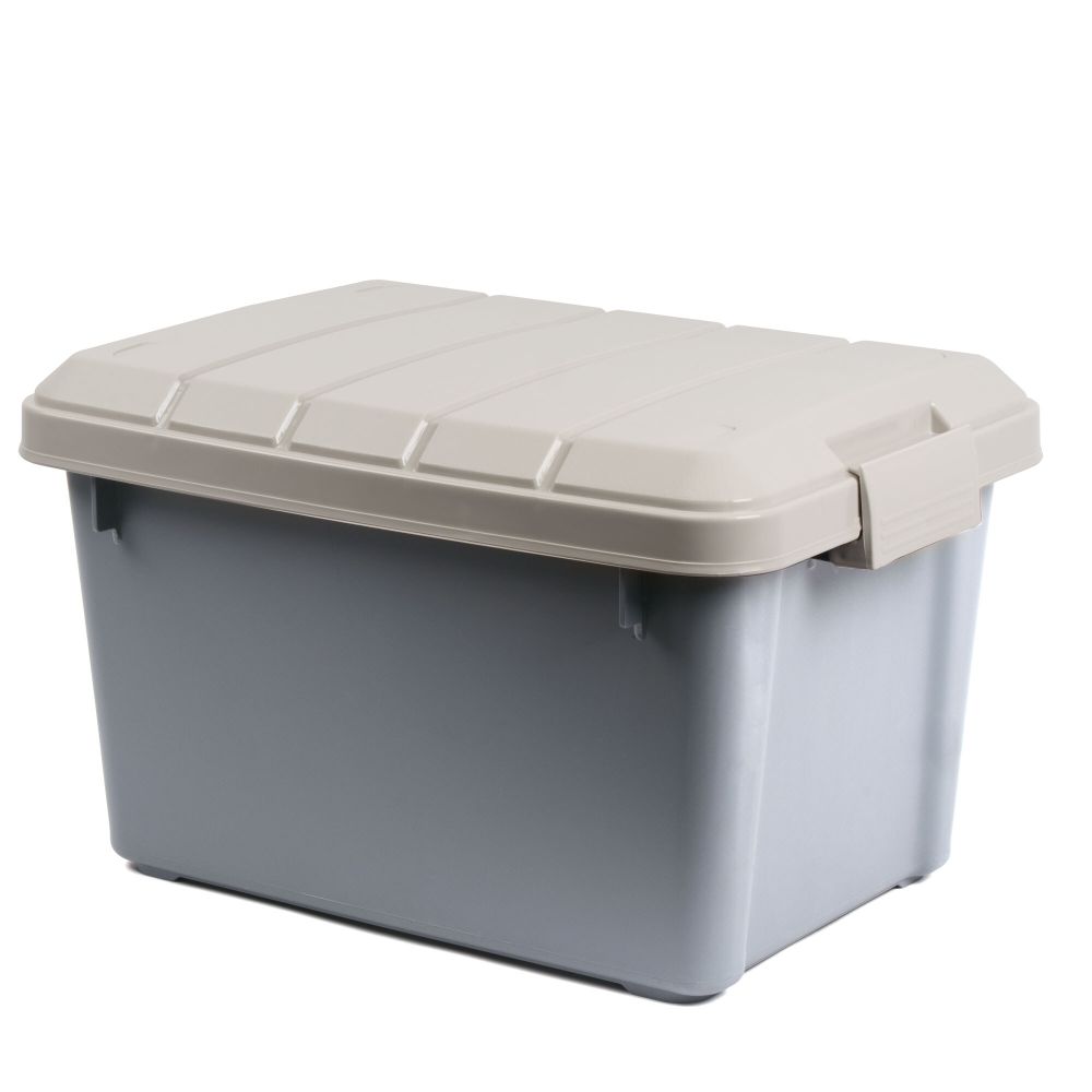 Ящик многофункц. особопрочный СЛЕДОПЫТ Expedition Box, 30 л, 500х360х320 мм, цв. графит/бежевый/3/