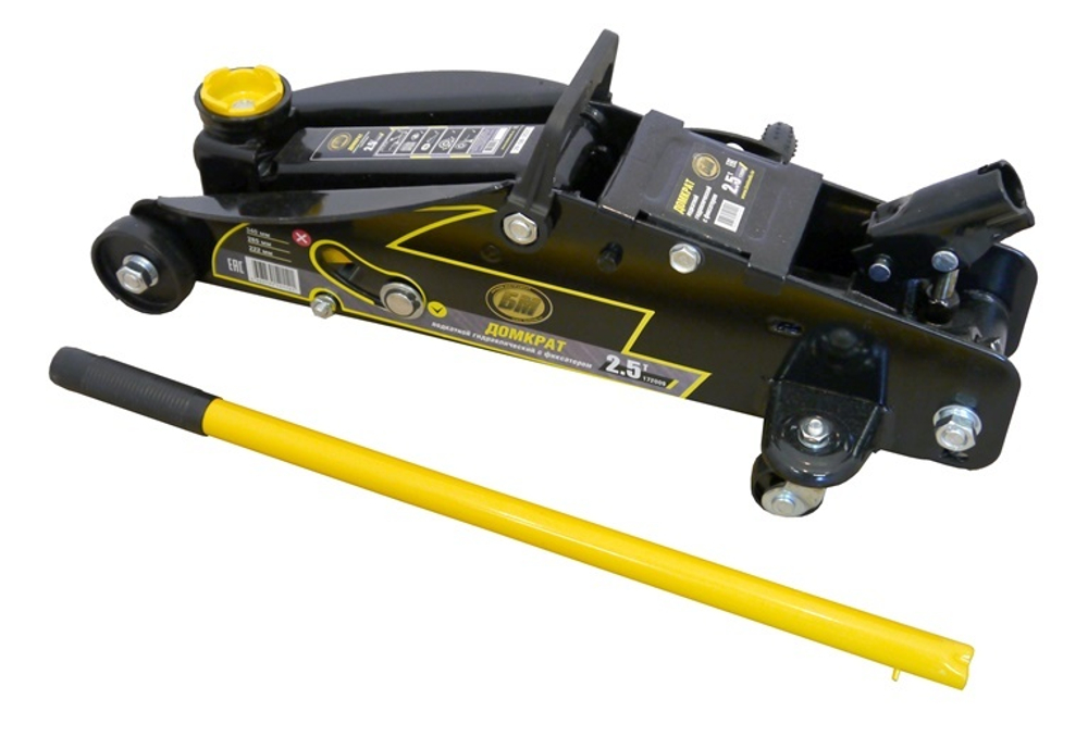 Домкрат  2,5 т подкатной 140-387мм БМ