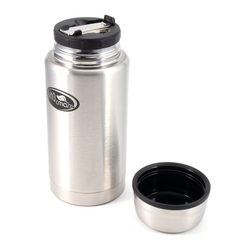 Термос для еды &quot;Биосталь&quot; с ложкой, 0,75 л/12/