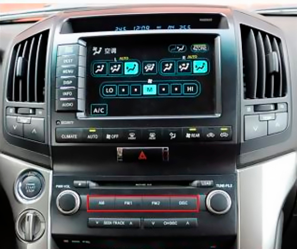 Автомагнитола LX Mode для Toyota Land Cruiser LС 200 2008-2015