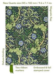 Bloknot \ Блокнот \ Notebook  William Morris: Seaweed (Foiled Quarto Journal)