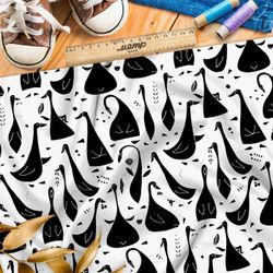 Ткань премиум флис гусиная фантазия