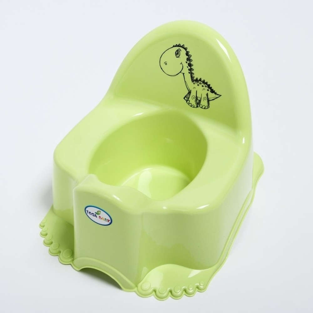 Горшок детский "Дино" муз. (green-зеленый)