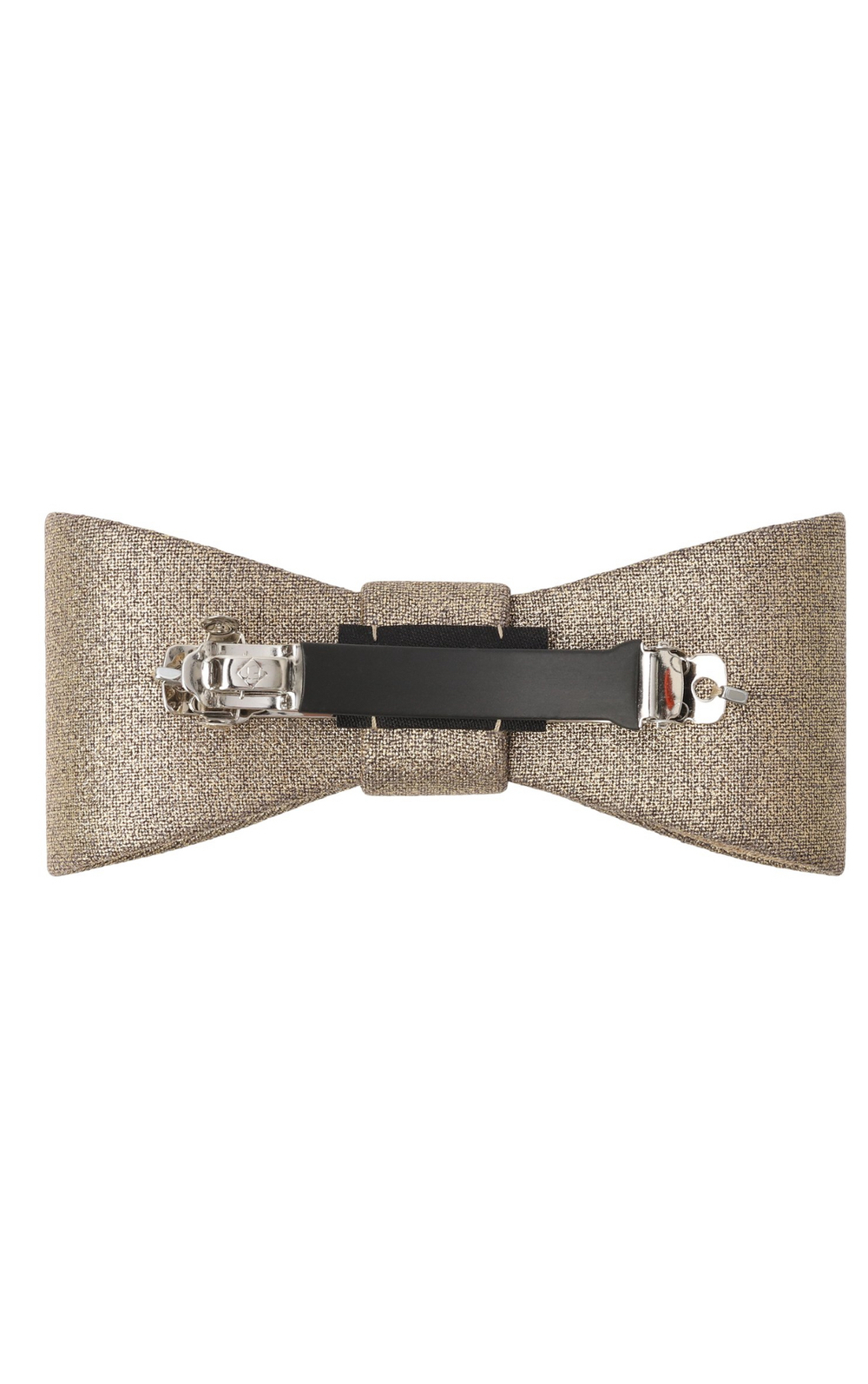 Бант-бабочка из шерсти золотого цвета