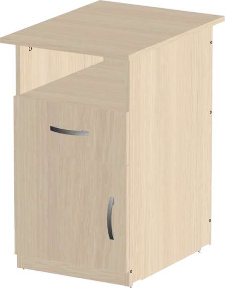 Тумба приставная 1 ящик + дверь