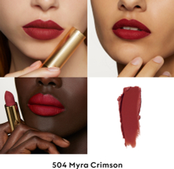 Gucci Gucci Beauty Rouge a Levres Matte Lipstick - Матовая помада оттенок 504 Myra Crimson, 3 g